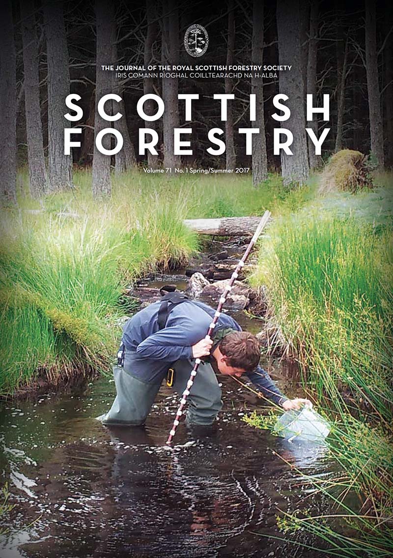 Scottish Forestry cover Spring 2017